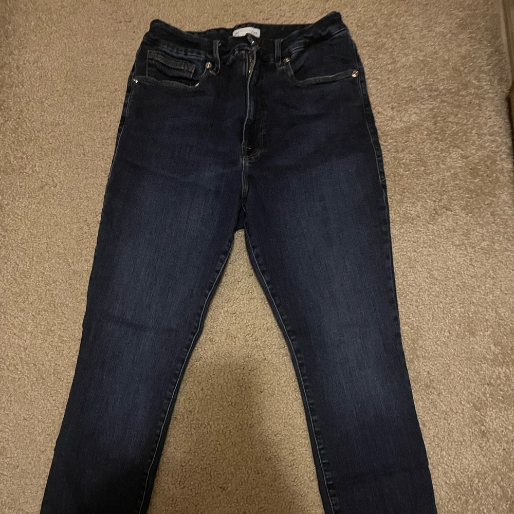 Good American ankle skinny jeans
